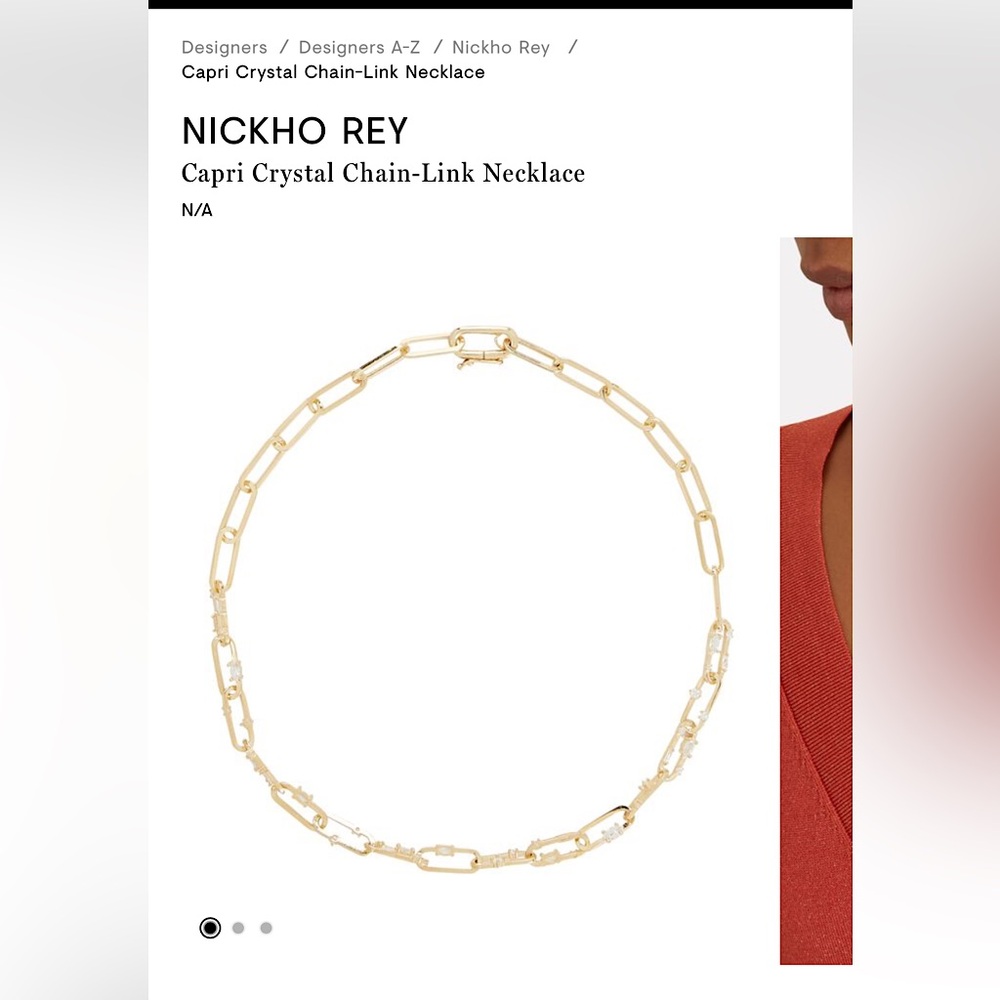***ISO*** Looking for the Nickho Rey 15” Capri Necklace with Clear Crystals.